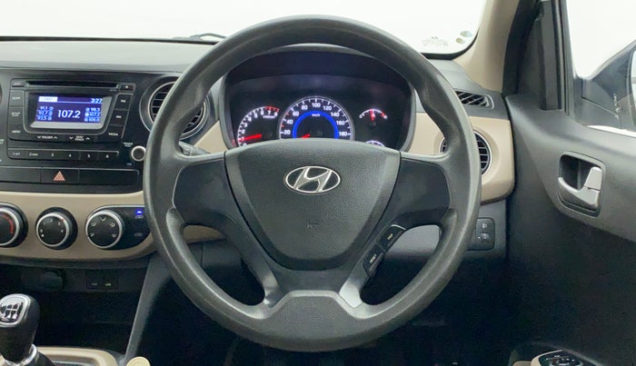 2014 Hyundai Grand i10 SPORTZ 1.2 KAPPA VTVT, Petrol, Manual, 75,821 km, Steering Wheel Close Up