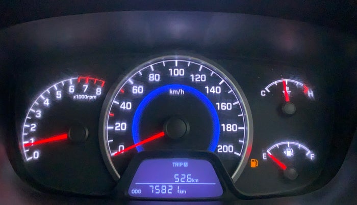 2014 Hyundai Grand i10 SPORTZ 1.2 KAPPA VTVT, Petrol, Manual, 75,821 km, Odometer Image