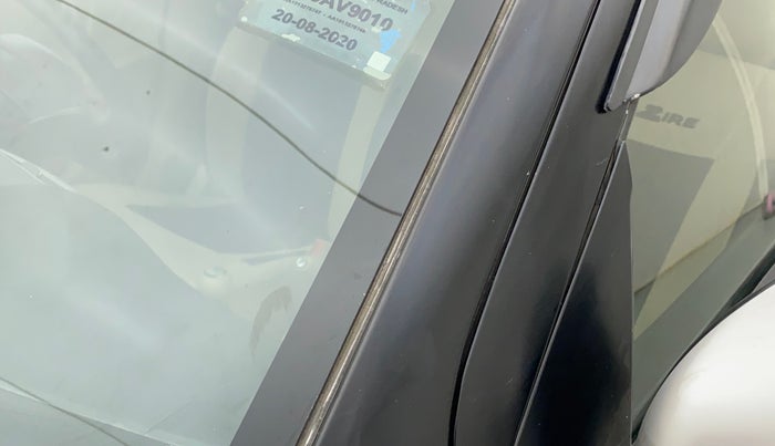 2014 Maruti Swift Dzire VXI, Petrol, Manual, 95,725 km, Left A pillar - Slightly dented