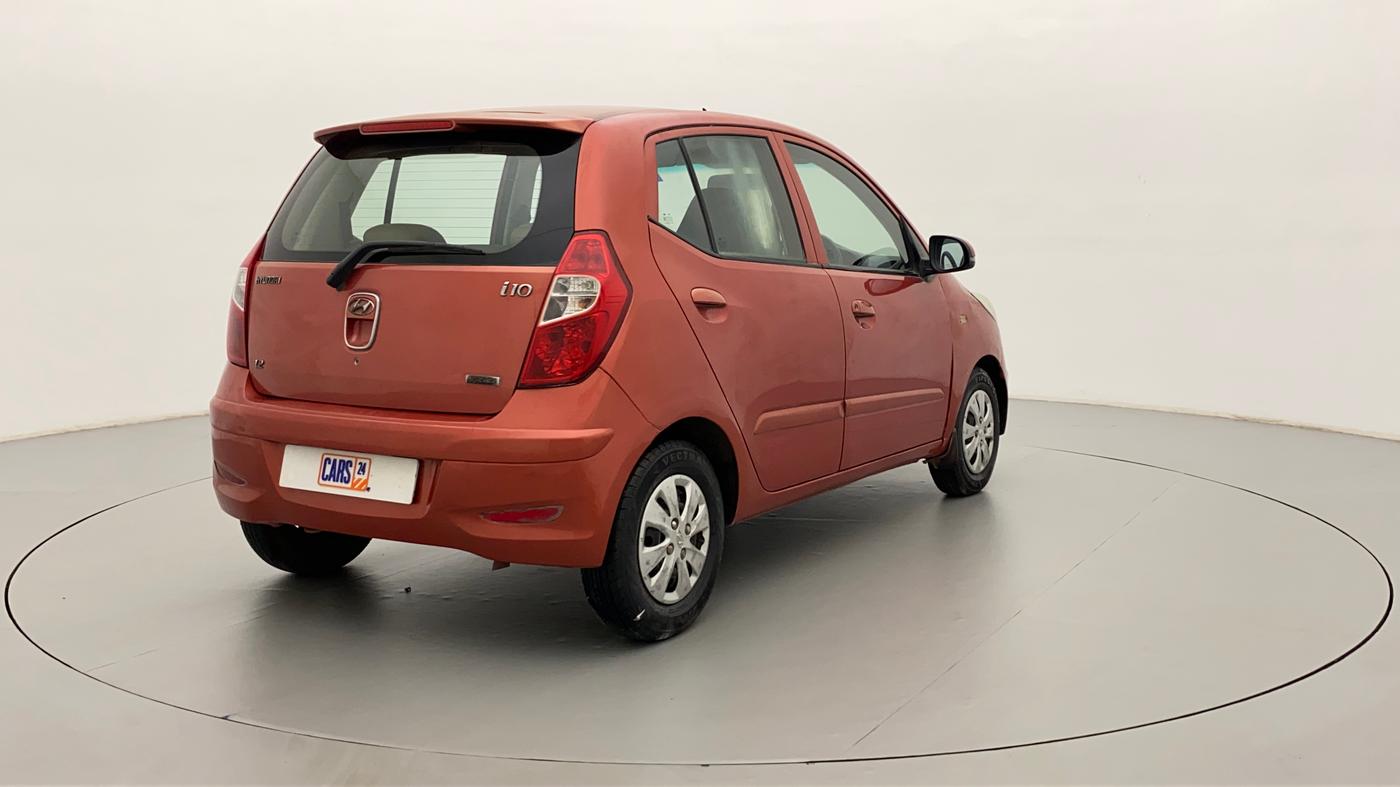 2011 Hyundai i10 SPORTZ 1.2, Petrol, Manual, 35,084 km, Right Back Diagonal