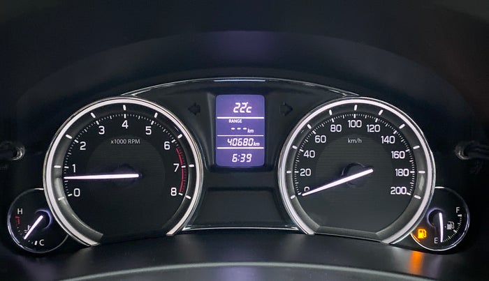 2017 Maruti Ciaz DELTA 1.4 VVT, Petrol, Manual, 40,708 km, Odometer Image