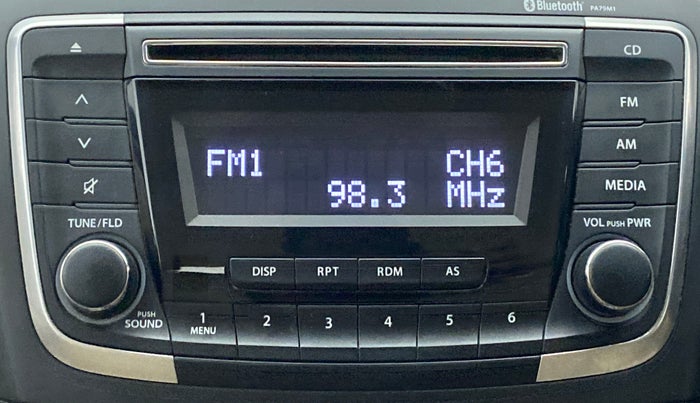 2017 Maruti Ciaz DELTA 1.4 VVT, Petrol, Manual, 40,708 km, Infotainment System