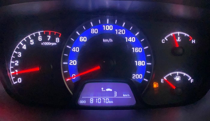 2015 Hyundai Xcent S 1.2, Petrol, Manual, 81,037 km, Odometer Image