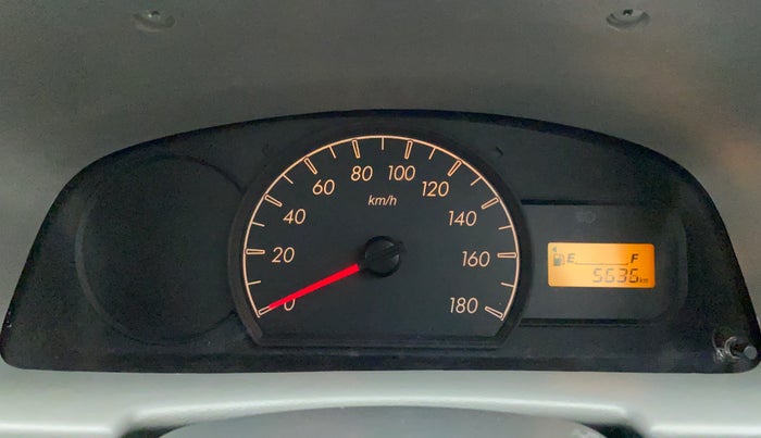 2012 Maruti Alto LXI, Petrol, Manual, 5,635 km, Odometer Image