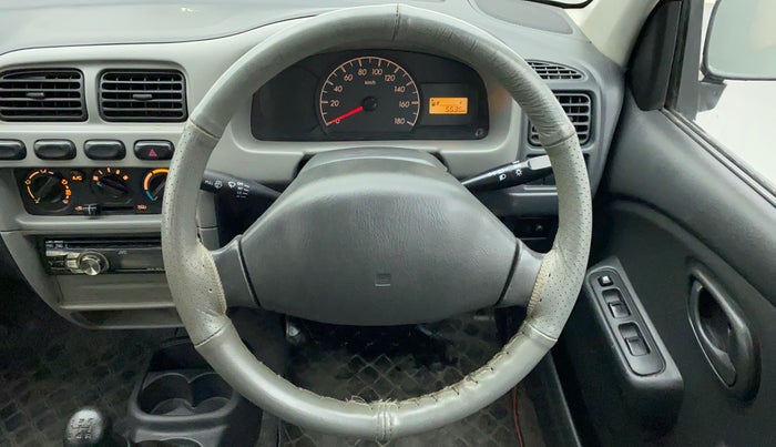 2012 Maruti Alto LXI, Petrol, Manual, 5,635 km, Steering Wheel Close Up