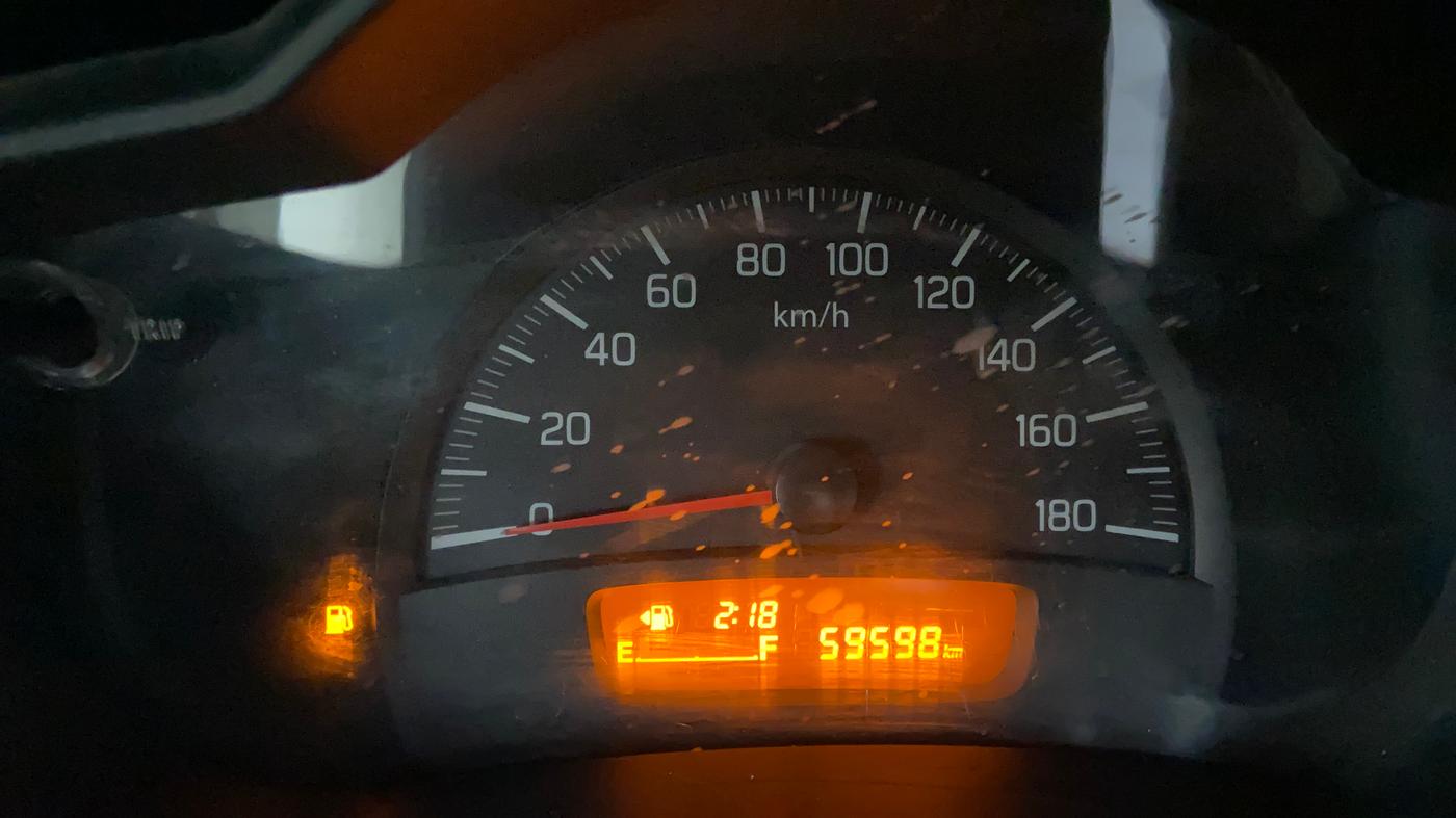 2015 Maruti Celerio VXI, Petrol, Manual, 59,581 km, Odometer Image