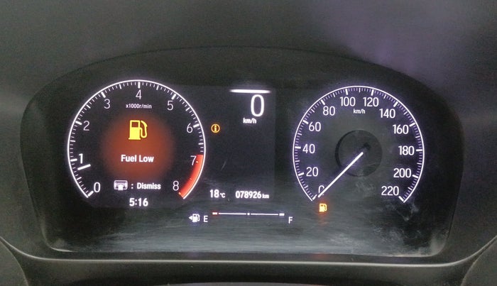 2020 Honda City 1.5L I-VTEC ZX, Petrol, Manual, 78,882 km, Odometer Image