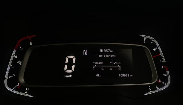 2021 KIA SONET GTX PLUS 1.5 AT, Diesel, Automatic, 1,09,655 km, Odometer Image