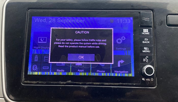 2018 Honda City 1.5L I-VTEC ZX CVT, Petrol, Automatic, 96,407 km, Infotainment system - Music system not functional