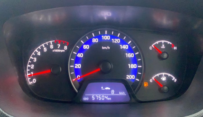 2017 Hyundai Xcent E, Petrol, Manual, 57,461 km, Odometer Image