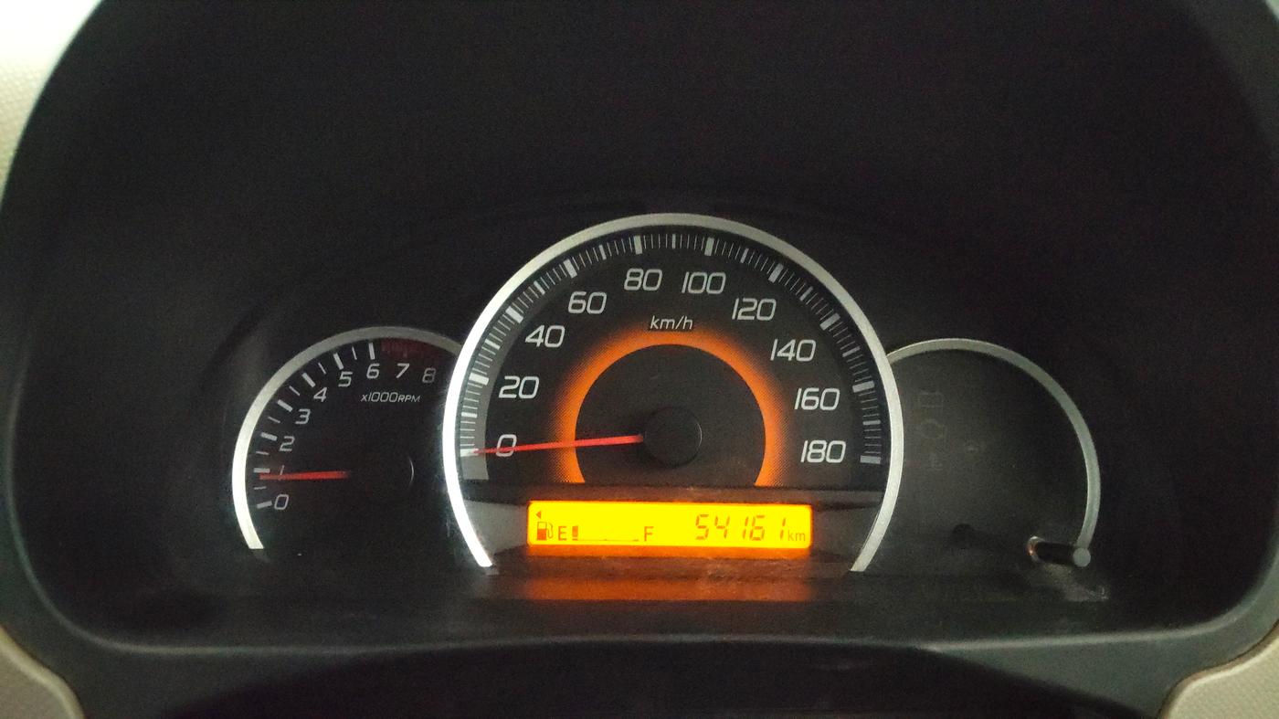 2014 Maruti Wagon R 1.0 VXI, Petrol, Manual, 54,230 km, Odometer Image