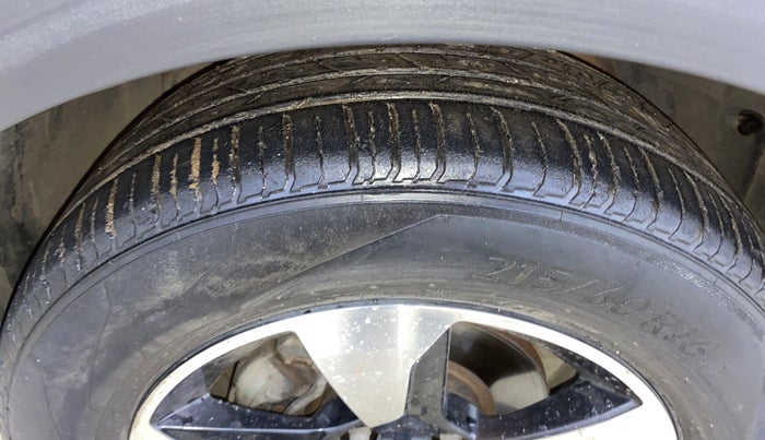 2018 Tata NEXON XZA PLUS DIESEL, Diesel, Automatic, 1,06,214 km, Left Front Tyre Tread