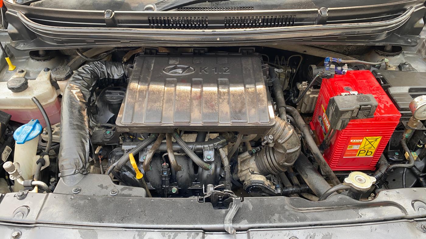 2021 Hyundai AURA S 1.2 CNG, CNG, Manual, 95,560 km, Engine View