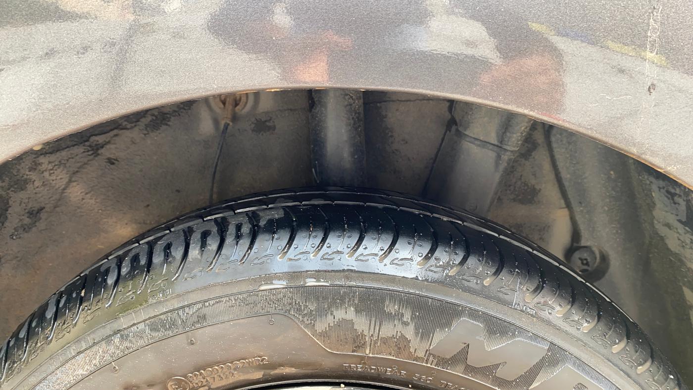 2021 Hyundai AURA S 1.2 CNG, CNG, Manual, 95,560 km, Left Rear Tyre Tread