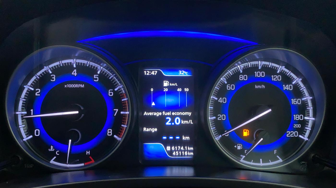2017 Maruti Baleno ALPHA 1.2 K12, Petrol, Manual, 45,215 km, Odometer Image
