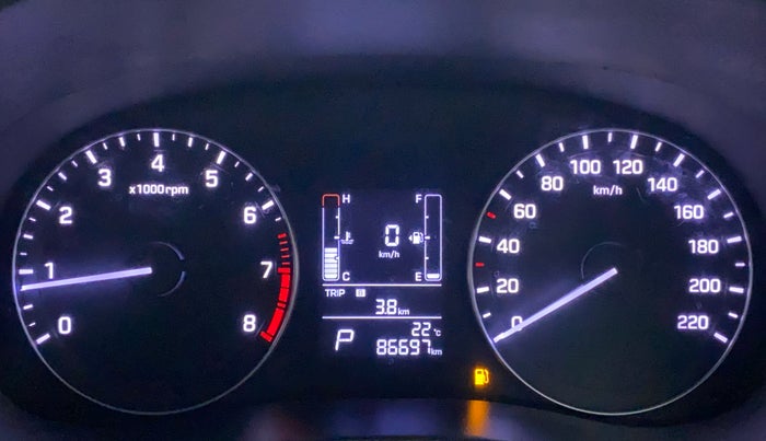 2017 Hyundai Creta SX PLUS AT 1.6 PETROL, Petrol, Automatic, 86,697 km, Odometer Image