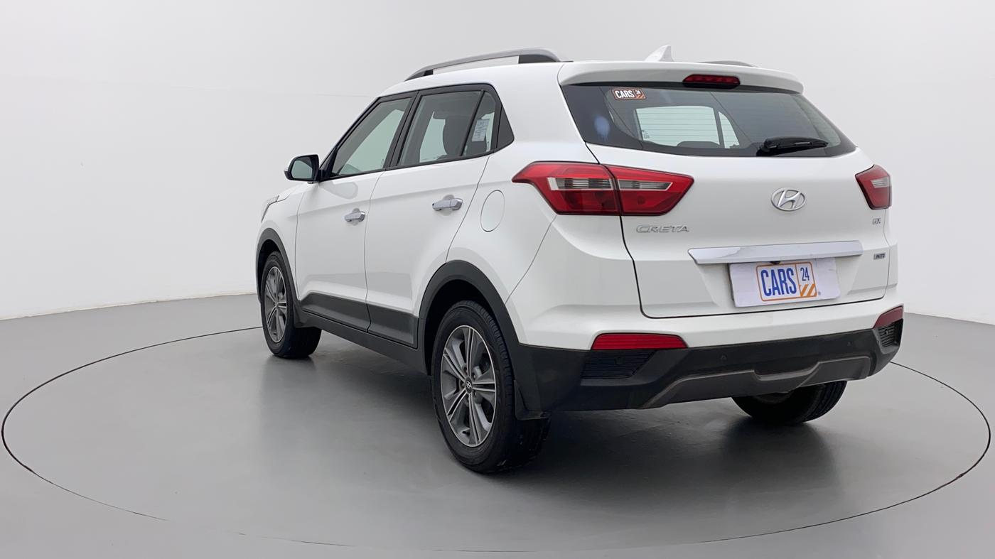 2017 Hyundai Creta SX PLUS AT 1.6 PETROL, Petrol, Automatic, 86,697 km, Left Back Diagonal