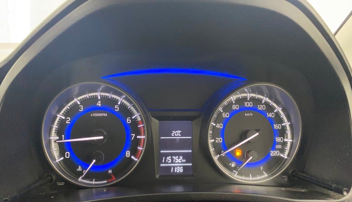 2018 Maruti Baleno DELTA PETROL 1.2, Petrol, Manual, 1,15,751 km, Odometer Image
