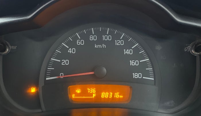 2017 Maruti Celerio VXI, CNG, Manual, 88,386 km, Odometer Image