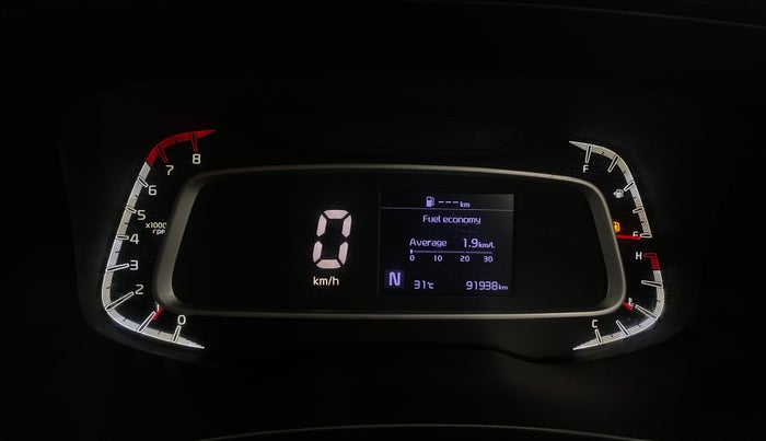 2021 KIA SONET HTX 1.0 IMT, Petrol, Manual, 91,934 km, Odometer Image