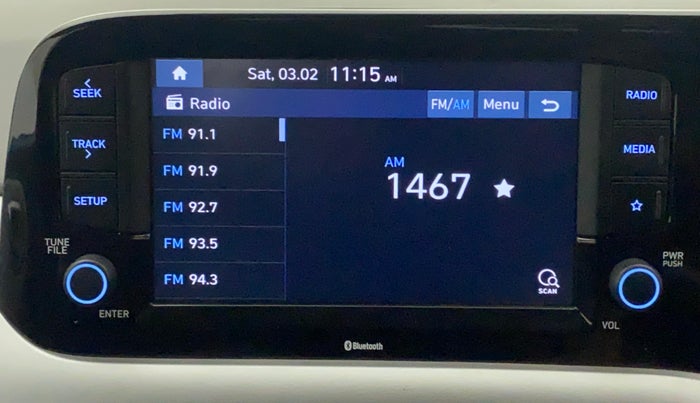 2022 Hyundai GRAND I10 NIOS SPORTZ 1.2 KAPPA VTVT CNG, CNG, Manual, 7,092 km, Infotainment System