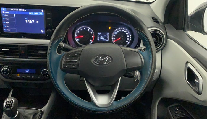 2022 Hyundai GRAND I10 NIOS SPORTZ 1.2 KAPPA VTVT CNG, CNG, Manual, 7,092 km, Steering Wheel Close Up