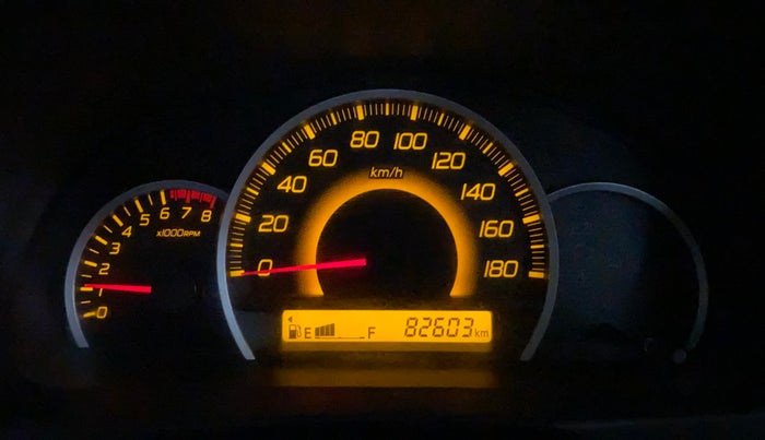 2014 Maruti Wagon R 1.0 VXI, Petrol, Manual, 82,603 km, Odometer Image