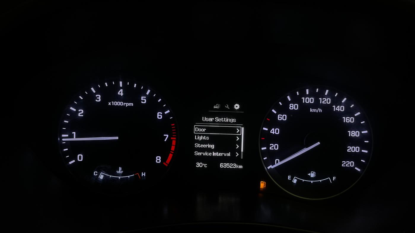 2016 Hyundai Elite i20 ASTA 1.2 (O), Petrol, Manual, 63,520 km, Odometer Image