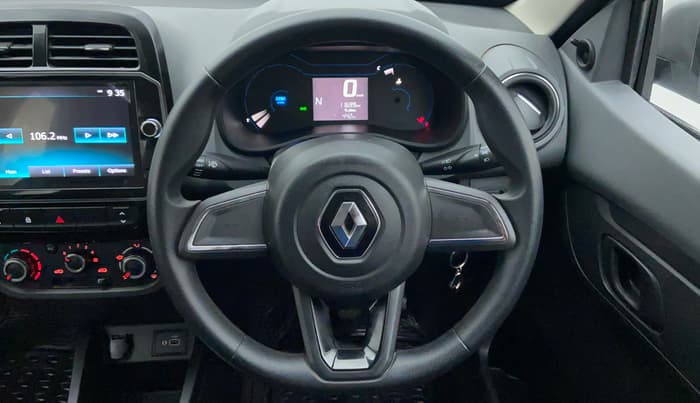 2021 Renault Kwid RXT 1.0 AMT (O), Petrol, Automatic, 11,741 km, Steering Wheel Close Up