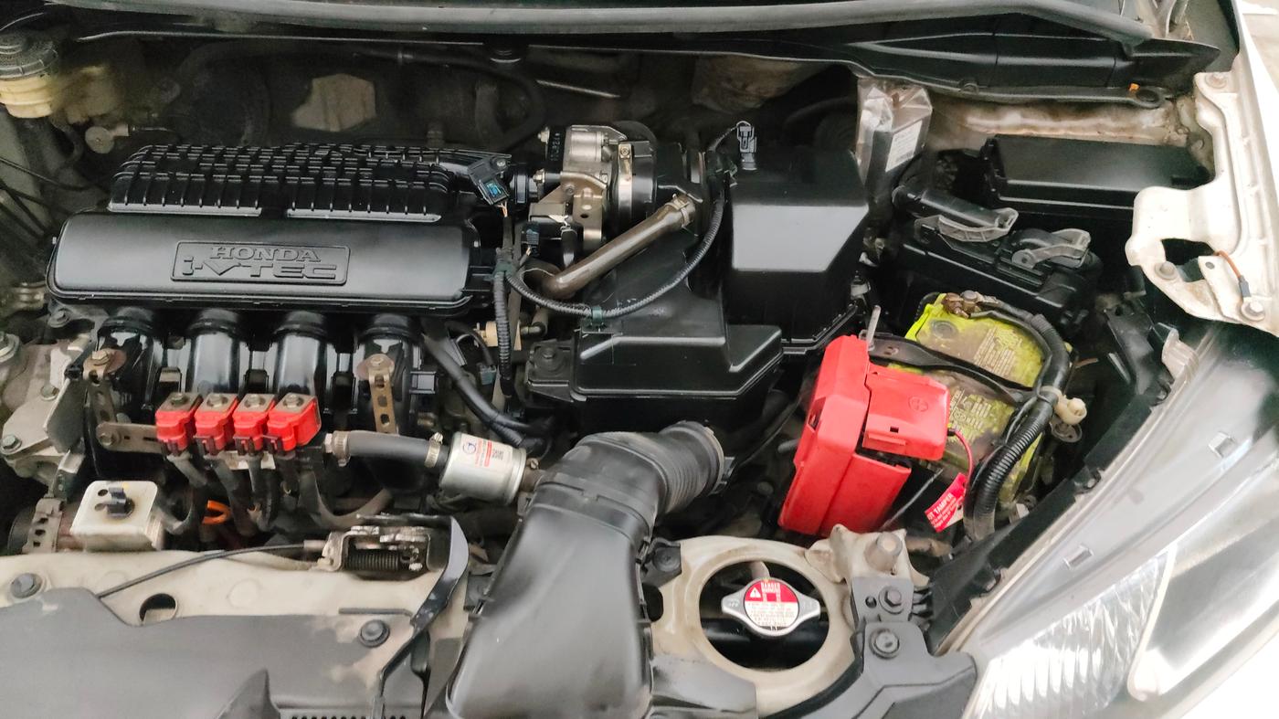 2017 Honda Jazz 1.2L I-VTEC V AT, CNG, Automatic, 1,13,720 km, Engine View - Left