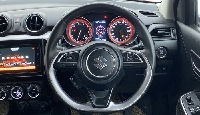 2022 Maruti Swift ZXI+ DUAL TONE , Petrol, Manual, 13,143 km, Steering Wheel Close Up