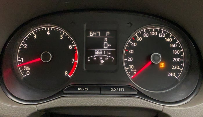 2016 Volkswagen Vento HIGHLINE 1.2 TSI AT, Petrol, Automatic, 56,791 km, Odometer View