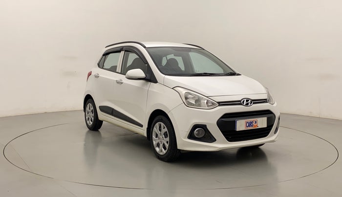 2014 Hyundai Grand i10 SPORTZ 1.2 KAPPA VTVT, Petrol, Manual, 13,653 km, Right Front Diagonal
