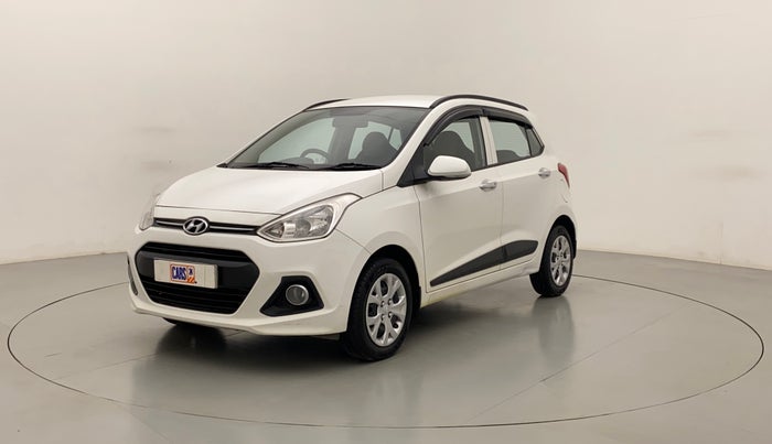 2014 Hyundai Grand i10 SPORTZ 1.2 KAPPA VTVT, Petrol, Manual, 13,653 km, Left Front Diagonal
