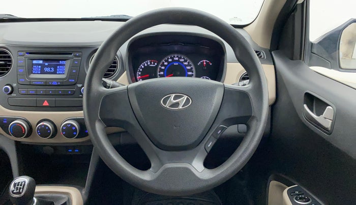 2014 Hyundai Grand i10 SPORTZ 1.2 KAPPA VTVT, Petrol, Manual, 13,653 km, Steering Wheel Close Up
