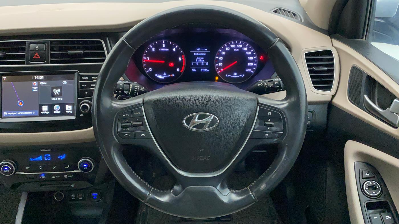 2018 Hyundai Elite i20 ASTA 1.4 CRDI (O), Diesel, Manual, 81,527 km, Steering Wheel Close Up