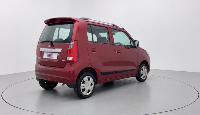 2014 Maruti Wagon R 1.0 VXI, Petrol, Manual, 11,643 km, Right Back Diagonal (45- Degree) View