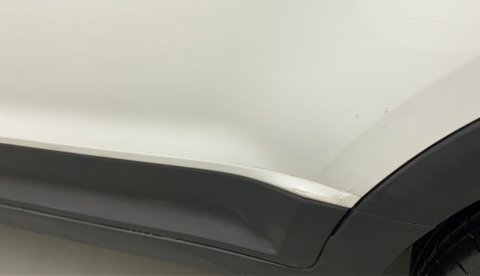 2017 Hyundai Creta E PLUS 1.6 PETROL, Petrol, Manual, 22,591 km, Rear left door - Slightly dented