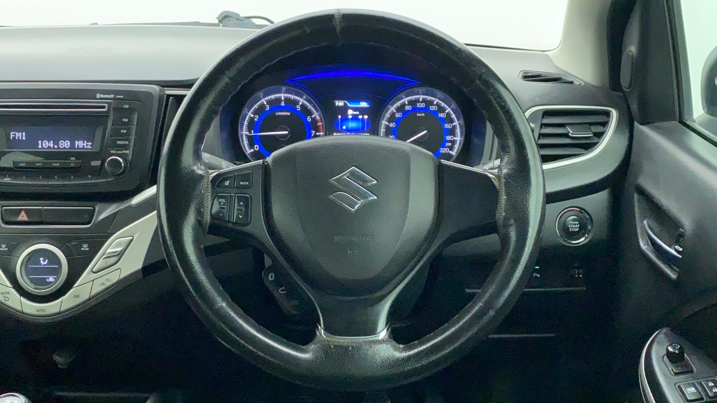 2016 Maruti Baleno ZETA 1.2 K12, Petrol, Manual, 48,020 km, Steering Wheel Close Up