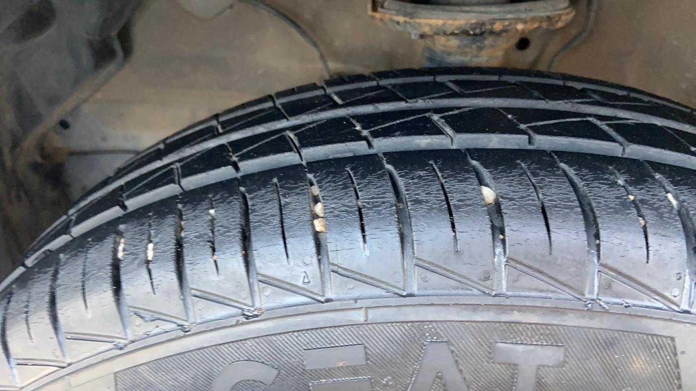 2023 Maruti S PRESSO VXI+, Petrol, Manual, 12,123 km, Left Front Tyre Tread