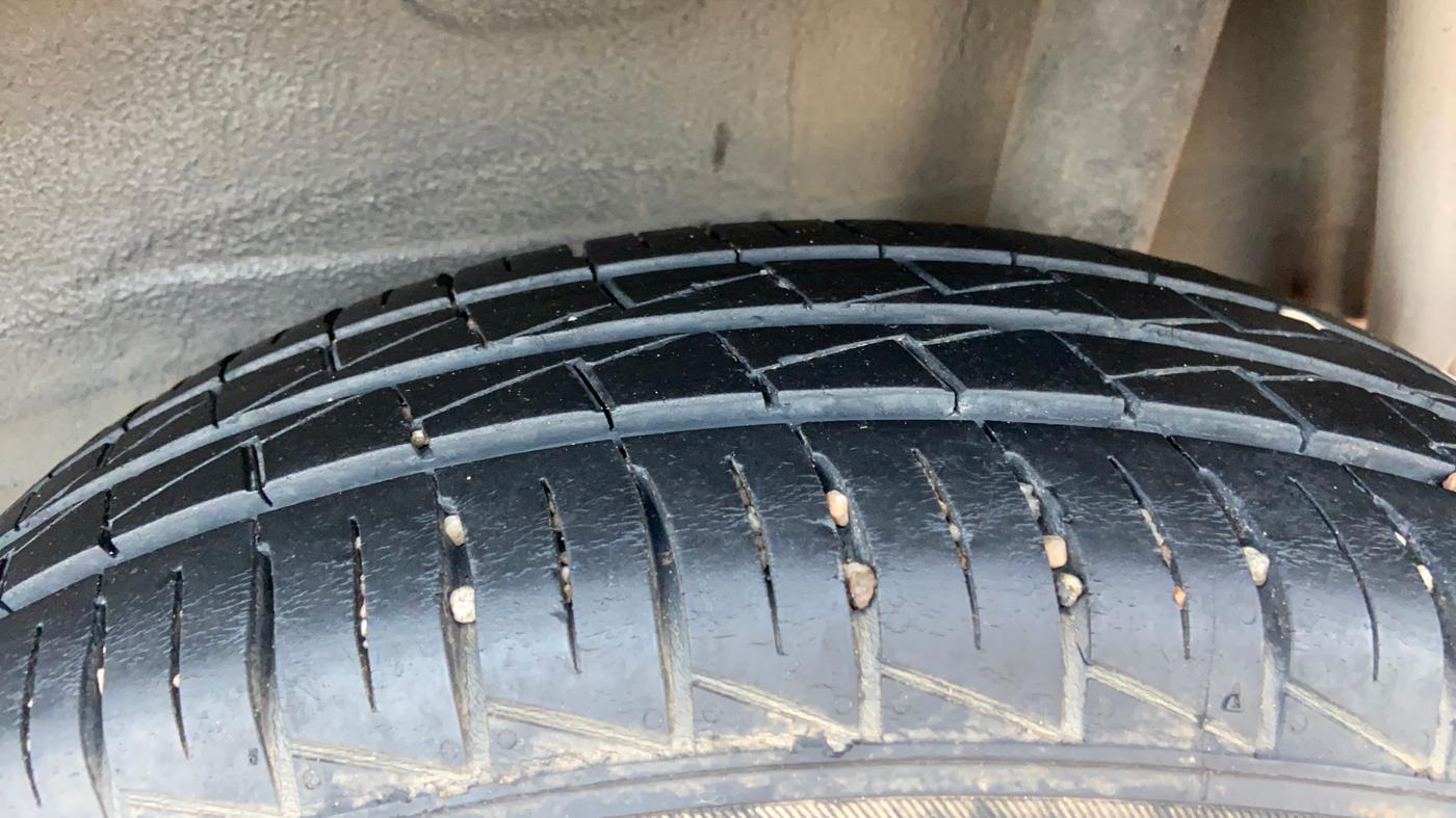 2023 Maruti S PRESSO VXI+, Petrol, Manual, 12,123 km, Left Rear Tyre Tread