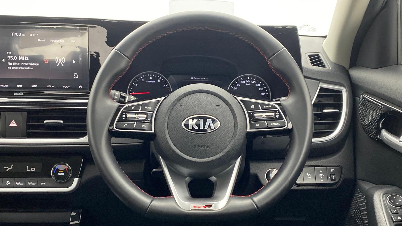 2020 KIA SELTOS GTX 1.4 GDI PETROL, Petrol, Manual, 12,499 km, Steering Wheel Close Up