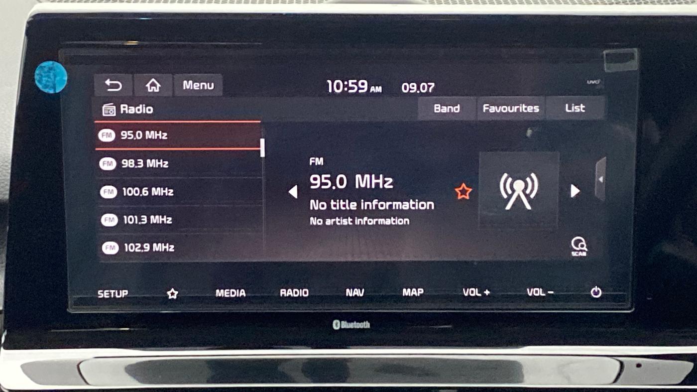 2020 KIA SELTOS GTX 1.4 GDI PETROL, Petrol, Manual, 12,499 km, Infotainment System