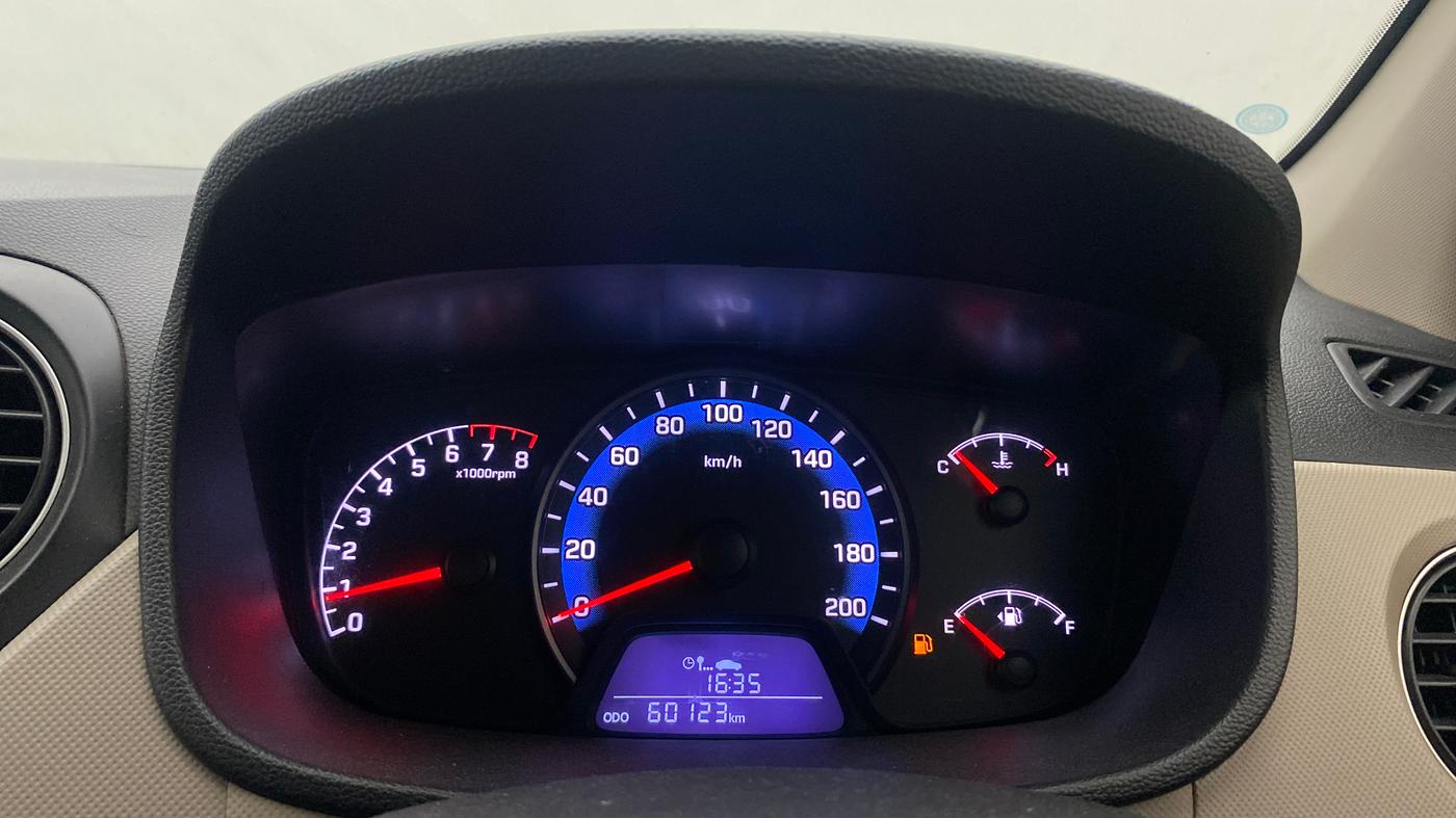 2016 Hyundai Xcent S 1.2, Petrol, Manual, 60,099 km, Odometer Image