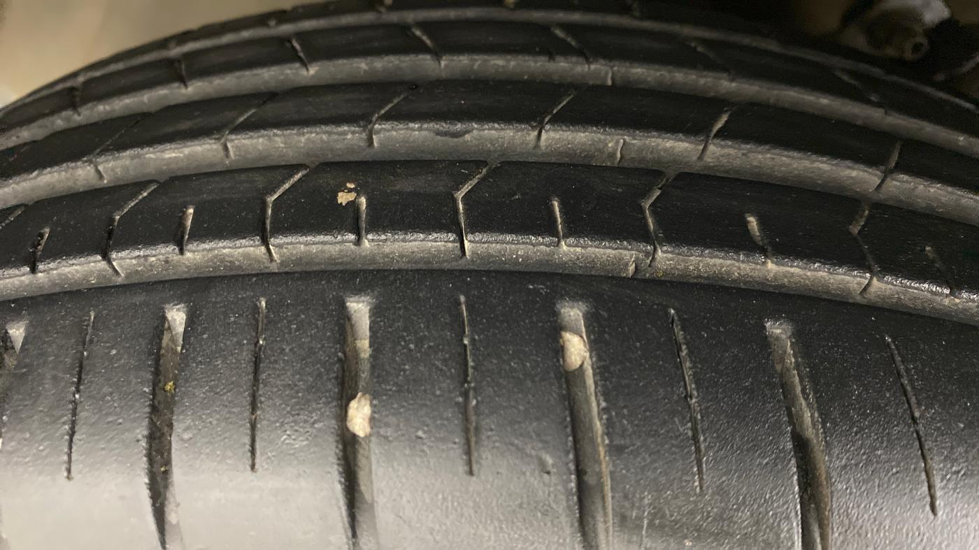 2022 Maruti Baleno DELTA PETROL 1.2, Petrol, Manual, 5,247 km, Left Rear Tyre Tread