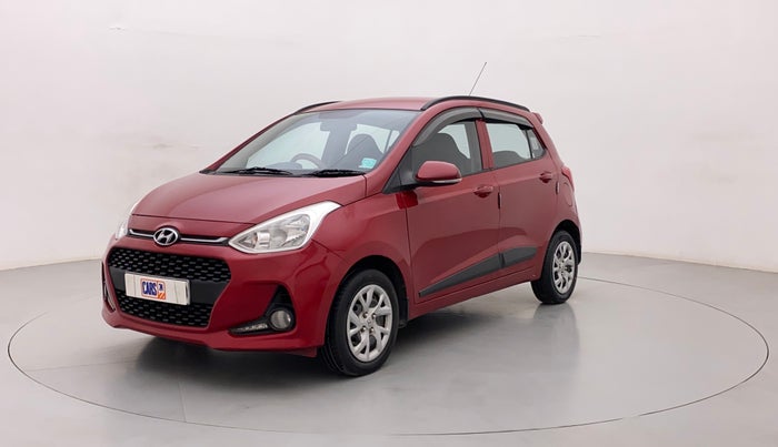 2019 Hyundai Grand i10 SPORTZ 1.2 KAPPA VTVT, Petrol, Manual, 51,615 km, Left Front Diagonal