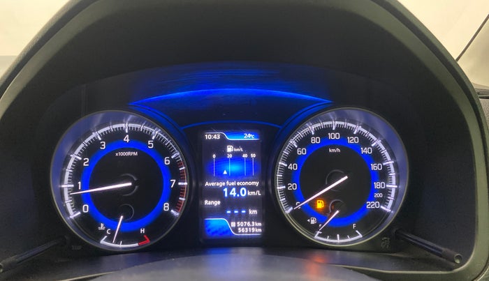 2019 Maruti Baleno ZETA PETROL 1.2, Petrol, Manual, 56,319 km, Odometer Image