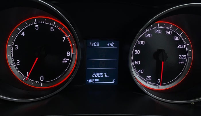 2021 Maruti Swift ZXI PLUS, Petrol, Manual, 28,863 km, Odometer Image