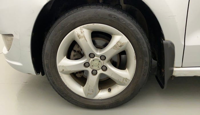 2012 Skoda Rapid ELEGANCE 1.6 TDI CR MT, Diesel, Manual, 75,626 km, Left Front Wheel