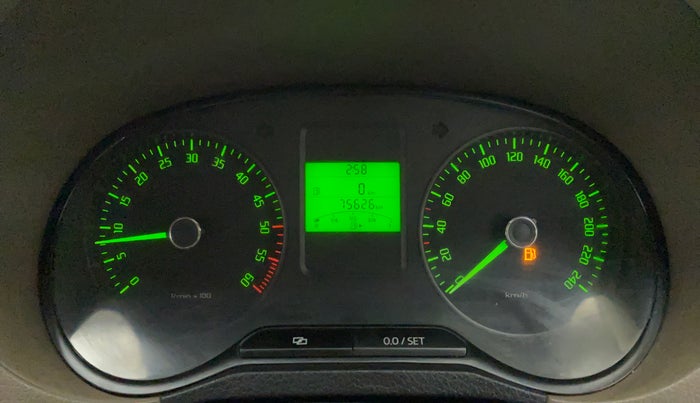 2012 Skoda Rapid ELEGANCE 1.6 TDI CR MT, Diesel, Manual, 75,626 km, Odometer Image